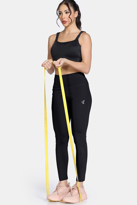 Zelocity High Impact Quick Dry Sports Bra - Jet Black — image 7